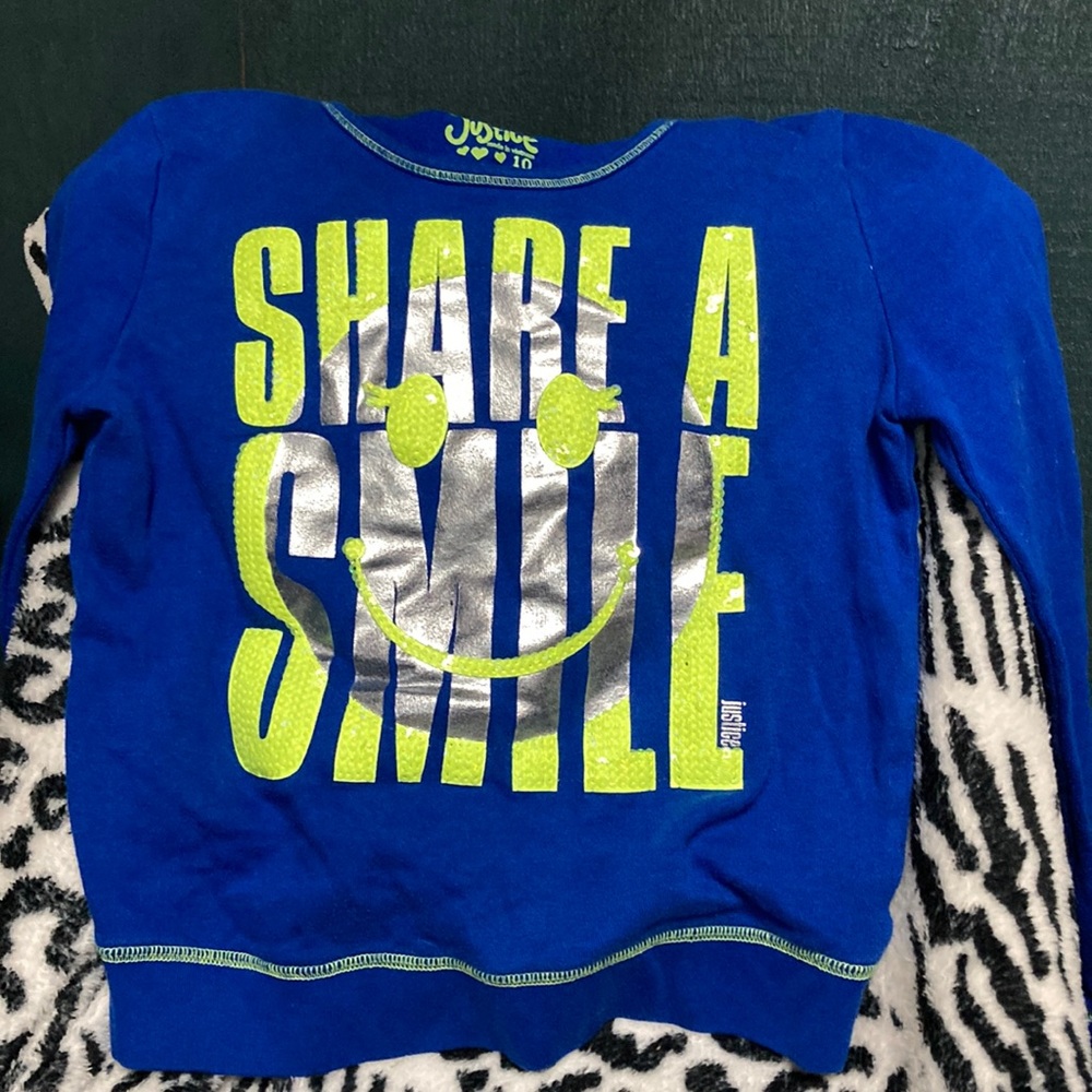 Girls Justice Long Sleeve Size 10